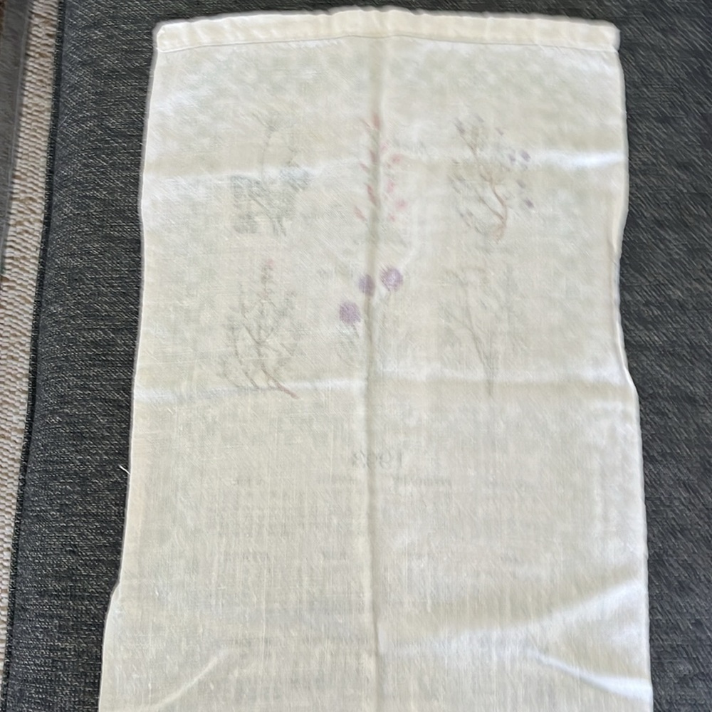 Vintage 1993 Kitchen Tea Towel/Wall Hanging with herb plants - Picture 4 of 5